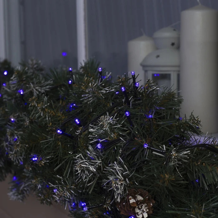  Garland Thread 10 m IP44 dark 100 LED violet glow 8 modes 220 V Festoon Street outdoor Lights Lighting Strings Luazon sima land  garland ► Photo 2/4