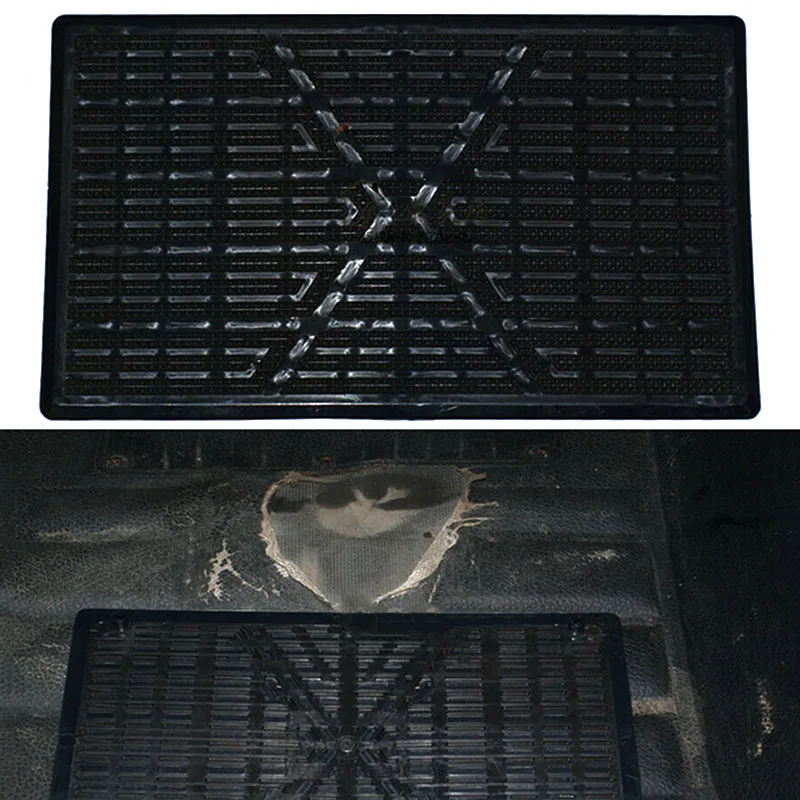 Напольный коврик накладка на пятку педаль 25x16 см водонепроницаемый нескользящий