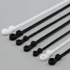 Black/ White Screw Mount Cable Ties Various Sizes Car Chassis Body Zip Tie Fixing ► Photo 1/6