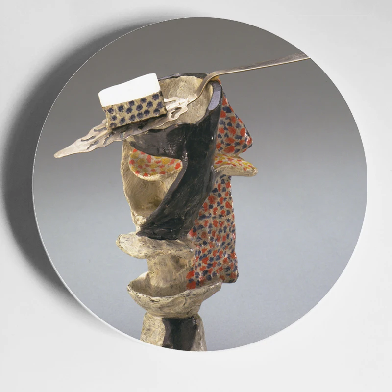 Тарелка Пикассо абстрактная картина маслом Керамическая Тарелка декоративная тарелка на стену подвесная тарелка Украшение стен фарфоровая тарелка - Цвет: 15