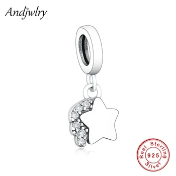 

Fit Original Pandora Charms Bracelet 925 Sterling Silver My Shooting Star Dangle Charm Pendant Berloque 925 Silver DIY Jewelry