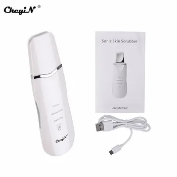 

Professional Skin Scrubber Ultrasound Blackhead Acne Removal For Women Men Scrubber Face Skin Deep Cleaning Machine With 3 Modes