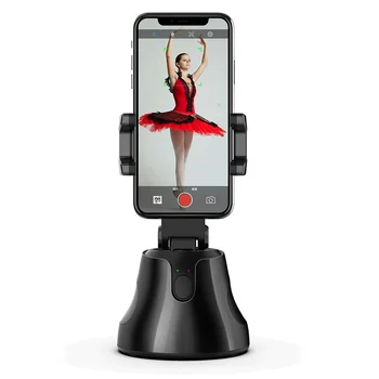 

Portable All-In-One Smart Selfie Stick 360° Rotation Auto Face Tracking Stand For Vlog Shooting Cell Phone Mount