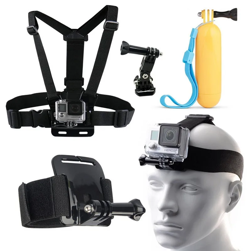 Комплект аксессуаров для крепления на запястье 8 в 1 комплект Gopro Hero 4 3 2 Plus|Чехлы