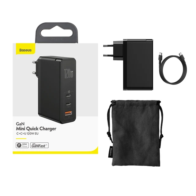 Ładowarka Baseus 120W GaN USB Charger z Polski za $39.99 / ~155zł