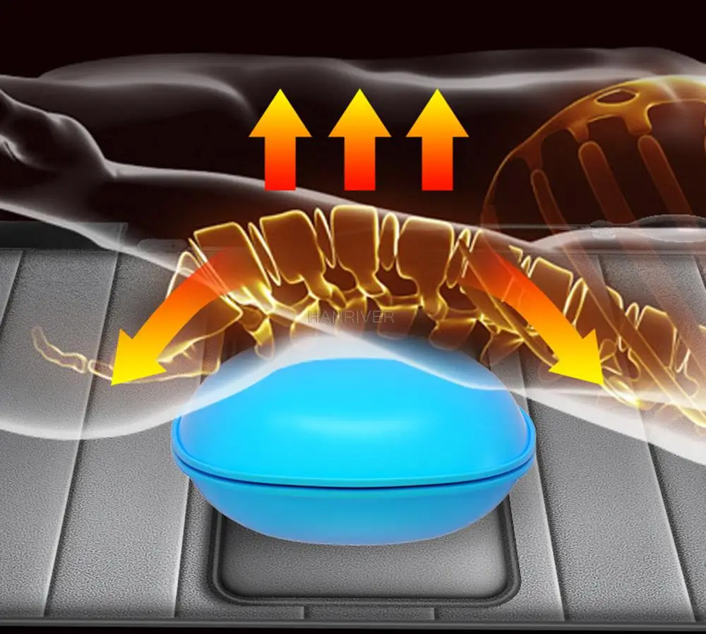 Cervical massager neck waist back multifunctional massage cushion body massage chair blanket mattress cushion heating pad 5
