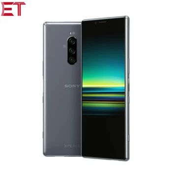 Перейти на Алиэкспресс и купить Новый оригинальный мобильный телефон Sony Xperia 1 J9110 6 ГБ 128 ГБ Snapdragon855 OctaCore 6,5 дюйм1644x3840p 3330 мАч NFC 12MP Andropid9.0