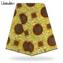 Настоящий воск, гарантированный настоящий голландский воск, высокое качество, pagne, горячие принты, воск хлопок, 6 ярдов, африканская Анкара, швейная ткань, F910-21