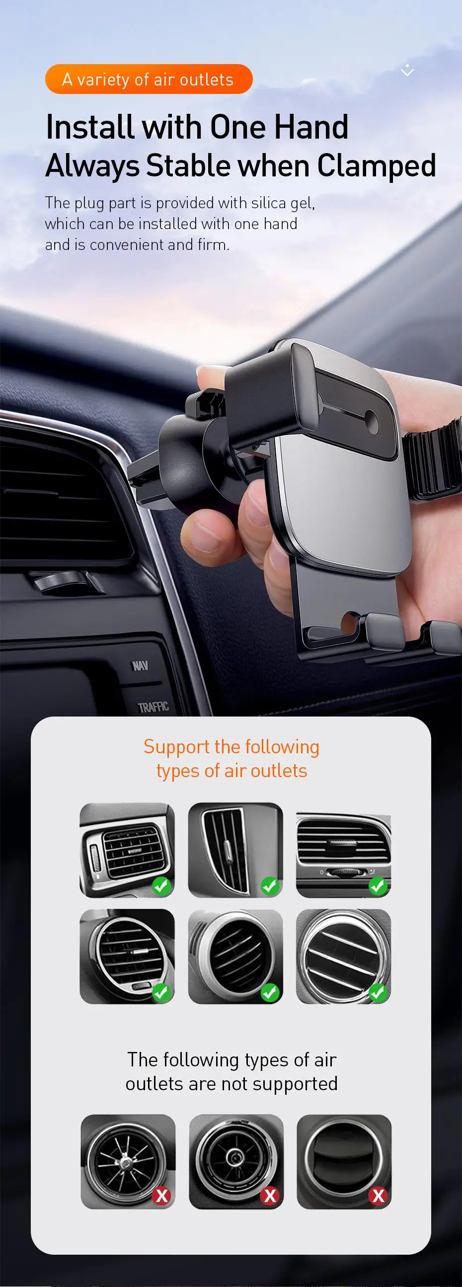 Автомобильный держатель Baseus для iPhone samsung huawei Xiaomi Gravity Автомобильный держатель для телефона в автомобиле держатель для мобильного телефона Подставка