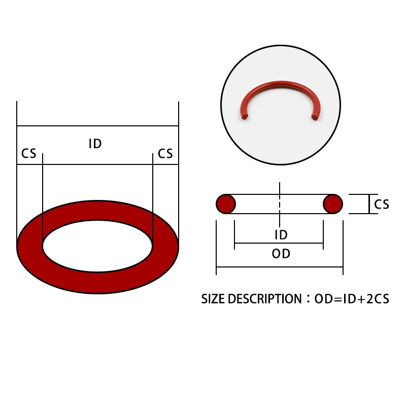 5 /  Ǹ  oring VMQ CS 1.9mm OD14/15/16/17/18/19/20mm ORing  Ǹ O-  Ǹī 
