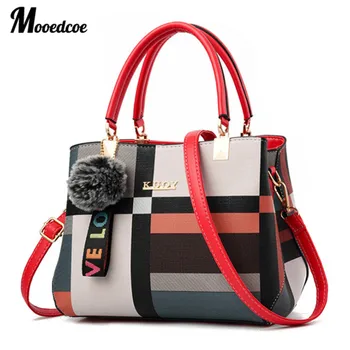 

New Women Shoulder Bag Fashion Stitching Wild Messenger Brand Female Totes Crossbody Bags