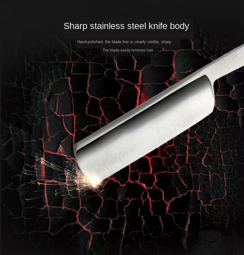 Винтажный бритвенный нож для бритья, ручная Мужская Парикмахерская бритва, специальное лезвие скребка, ручная Бритва для бровей G1111