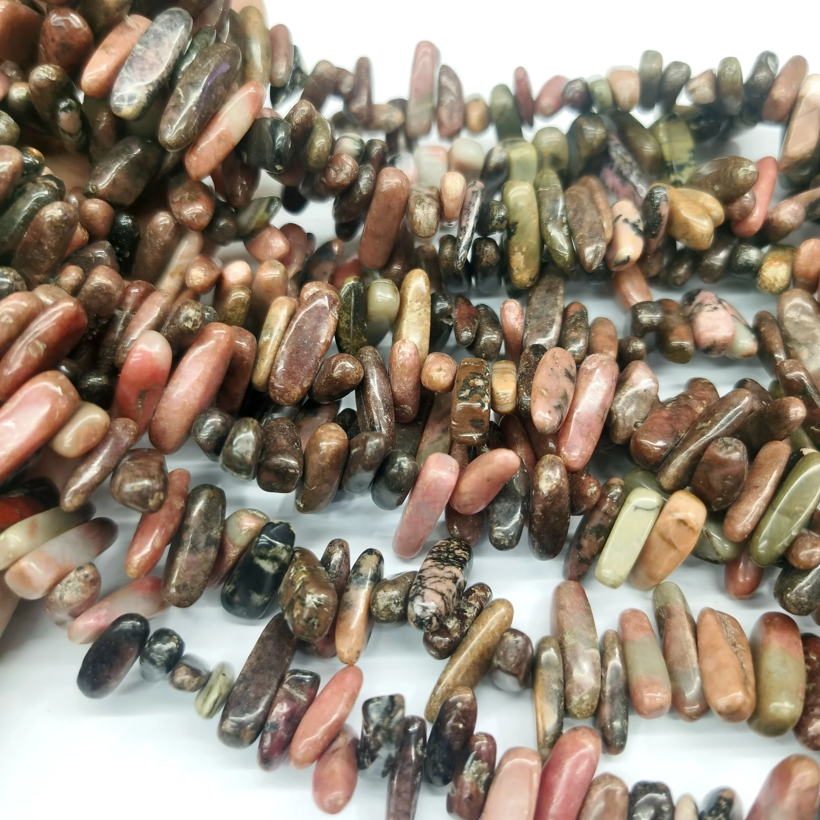 

Natural 7: 22 black line red stripe tusk DIY essential long chain
