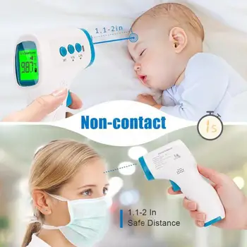 

Non-contact Infrared LCD Monitor Infrared Thermometer Infrared Forehead Thermometer Laser Precise Digital Temperature Device