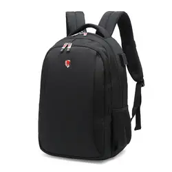 Оптовая продажа rui ji shi новый стиль рюкзак мужской повседневный рюкзак для ноутбука 15,6 дюймов с USB школьный