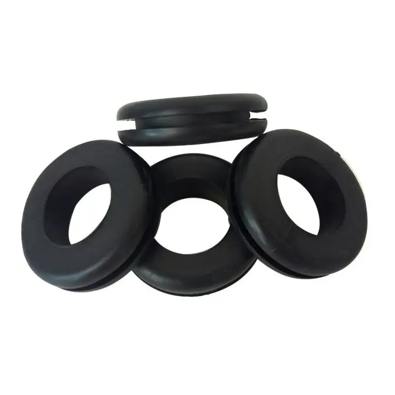 

Fashion180 Pcs Round Rubber Grommet Assortment Set: Electrical Conductor Gasket Ring Tool for Cables, Plugs & Wires