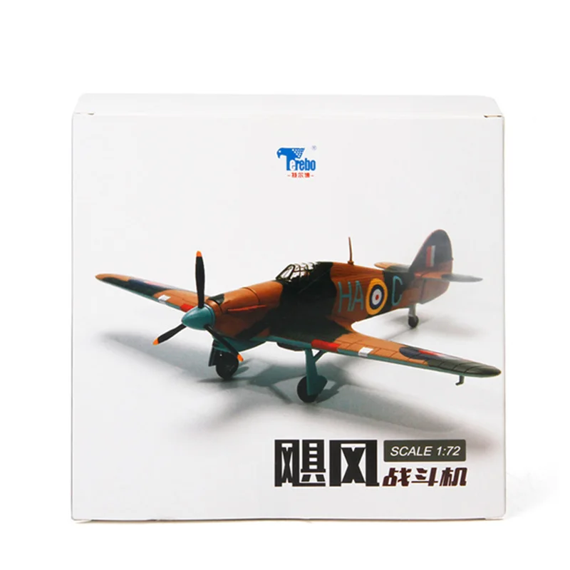 

1:72 Hurricane Squadron Fighter World War II aircraft model alloy simulation ornaments military finished product collection