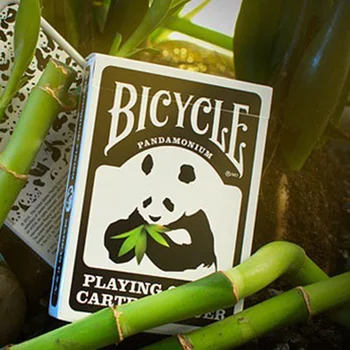 

Bicycle Panda Deck Playing Cards Black and White Poker New Pandamonium Magic Props Magic Tricks Toys