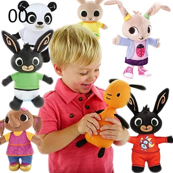 

BING Rabbit Plush Kids Toy Stuffed Sula Elephant Hoppity Panda Coco Plush Doll Peluche Toys Birthday Gifts For Children