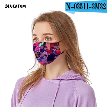 

Face Mask Game Stranger Things Mouth Mask Breathable Unisex Sponge Reusable Anti Pollution Face Shield Windproof Mouth Cover