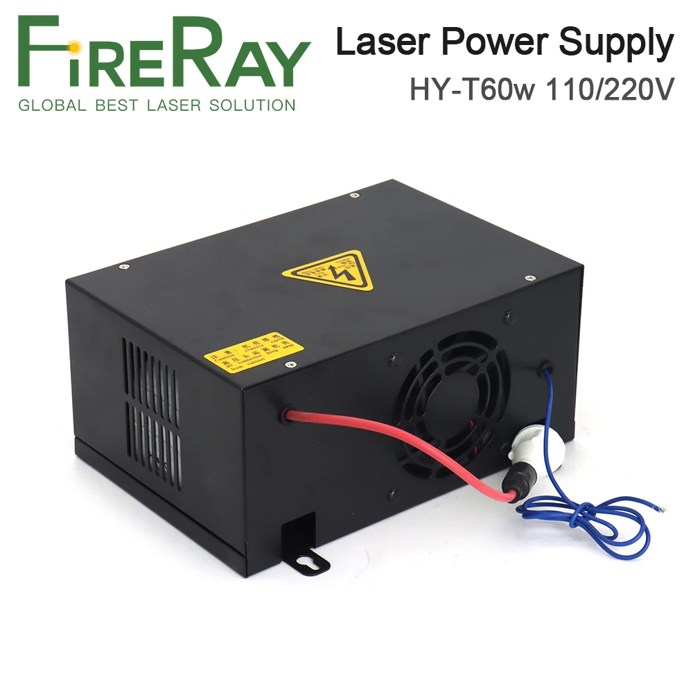 FireRay 60 Вт CO2 лазерный блок питания для лазерной гравировки режущей машины HY T60