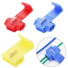 Stuks Scotch Lock Elektrische Draad Kabel Connectors Quick Splice Terminals Crimp Niet Destructief Zonder Breken Lijn Awg 22-18