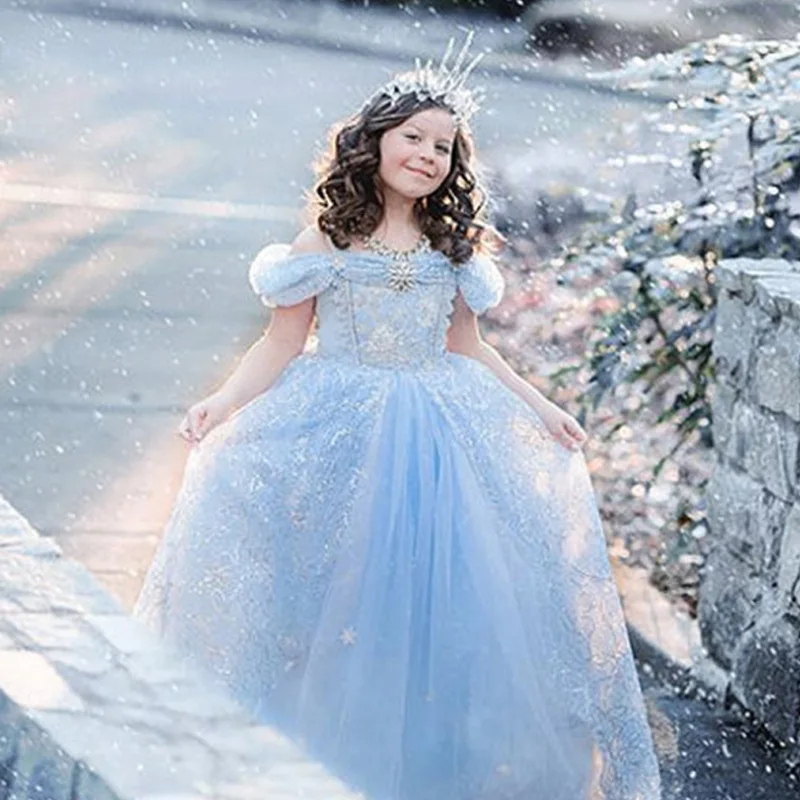 

Disney Cinderella Princess Girls Dress Kids Dresses for Girls Christmas Dress Up Costume Party Frozen New Year Elegant 2019 New