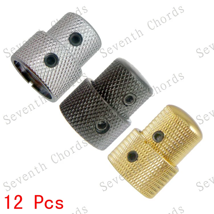 

12 шт., металлические лампы для регулировки громкости бас-гитары