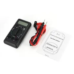 Mini multimètre numérique de poche, DT 182, tension DC/AC, voltmètre de poche, ampèremètre, testeur de Triode de Diode 