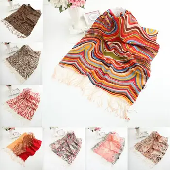 

Women's 100% Wool Winter Long Big Scarf Shawl Wrap Neckerchief 190X63cm WJ005-2