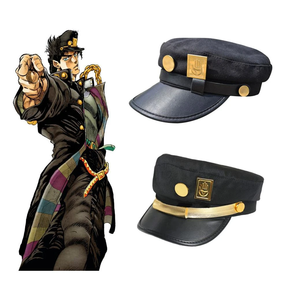 Meetlife丈太郎帽子アニメジョジョの奇妙な冒険コスプレ帽子キャプテン帽子 コスチューム アクセサリ Aliexpress