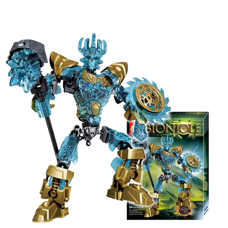 BIONICLE Ekimu Msdk чайник игровые фигурки строительные блоки робота игрушки для детей