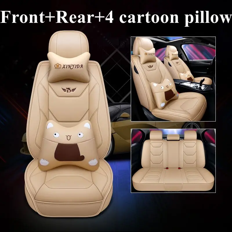 

Car Seat Cover for Toyota Corolla Chr Yaris Hilux Avensis T25 Auris Rav4 Prado 120 Pruis FJ Cruiser Prado Camry Avalon 4runner