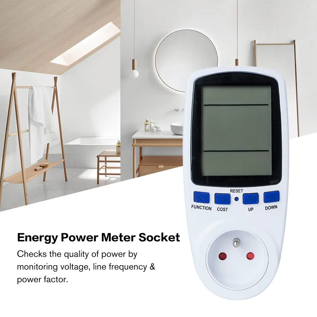 KWE-PMB01-F/KWE-PMB01-B Power Metering Socket Electric Power Monitor Intelligent Billing Socket Billing Device