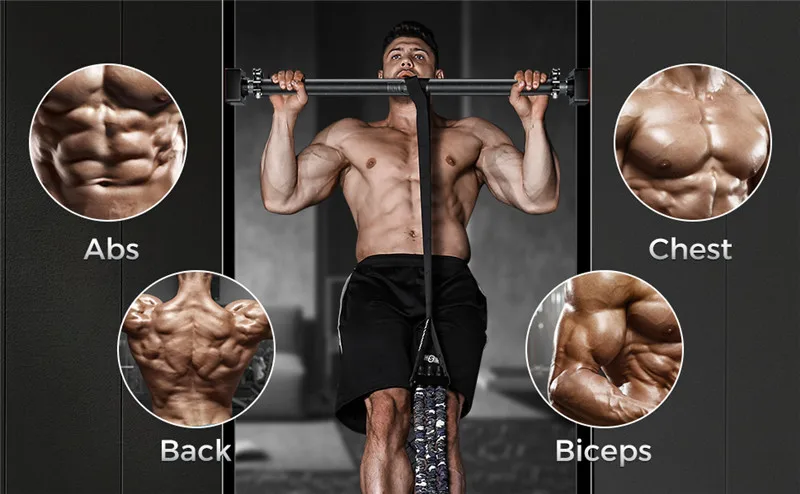 INNSTAR Pull-up Bar 360 Self-locking Door Wall Horizontal Bar Workout Sport 400kg Adjustable Training Bars Fitness Gym Equipment