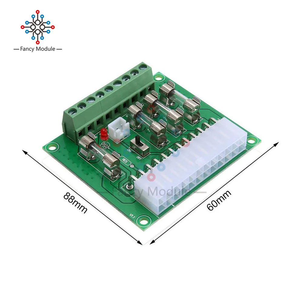 Diymore припаянный/Solderless ATX адаптер питания ATX компьютер PC плата питания Штекерный разъем постоянного тока