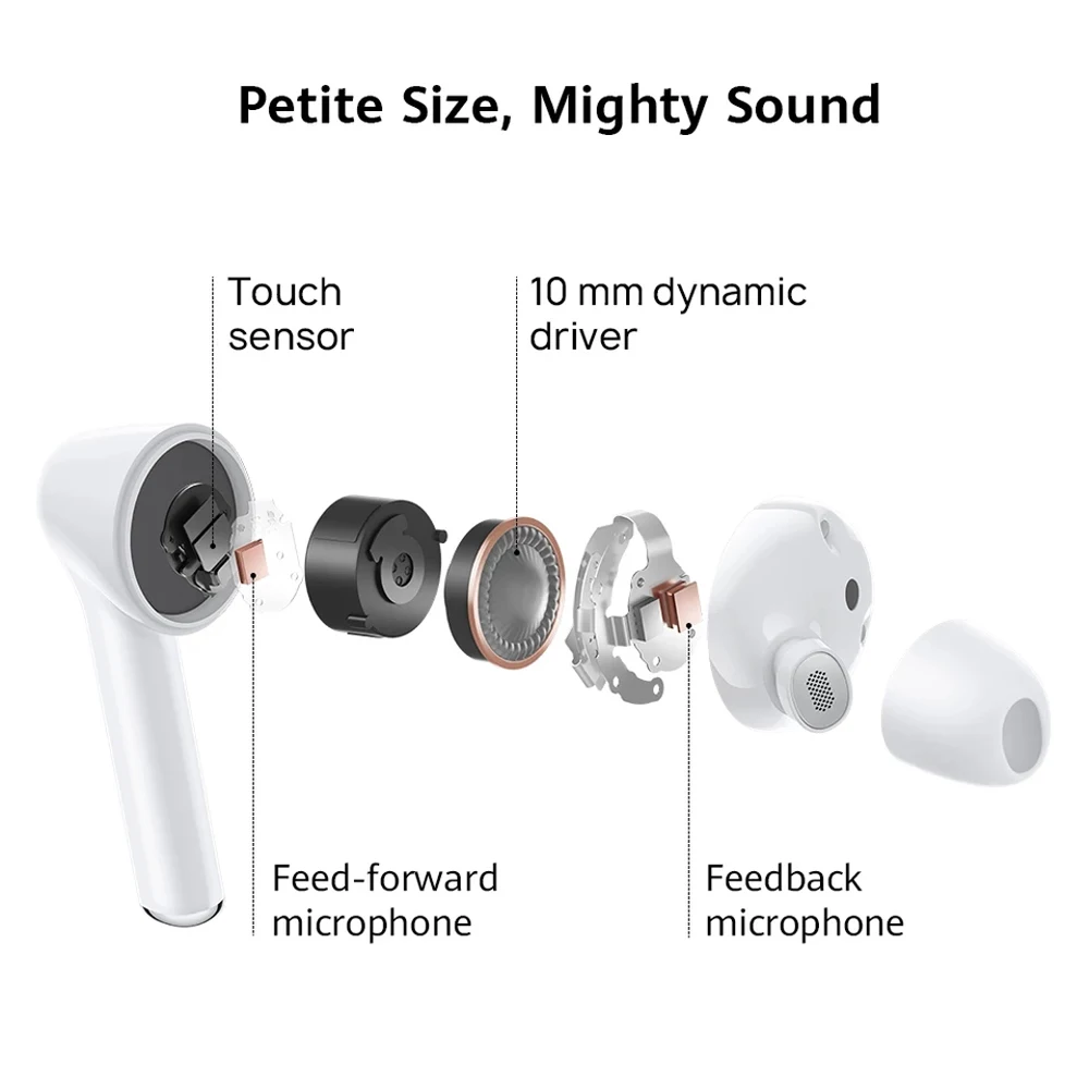 HUAWEI FreeBuds 3i Global Version Wireless Bluetooth Earphone  Active Noise Canceling 3 Mic Touch Control BT5.0 Headset