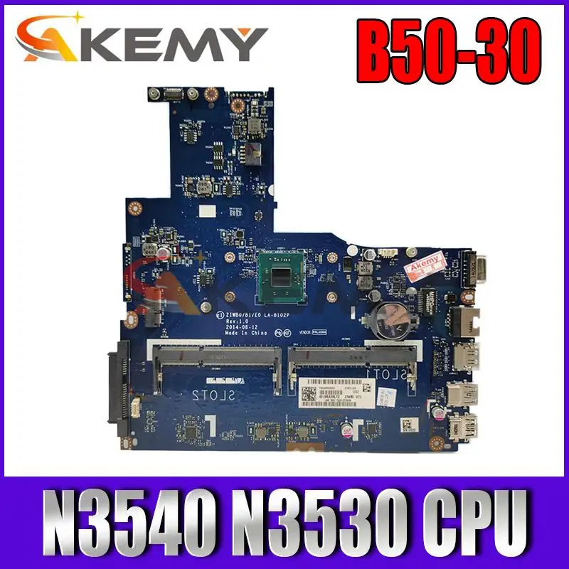 Оригинальная новая материнская плата для Lenovo B50-30 ZIWB0/B1/E0 LA-B102P pc N3540 N3530 CPU |