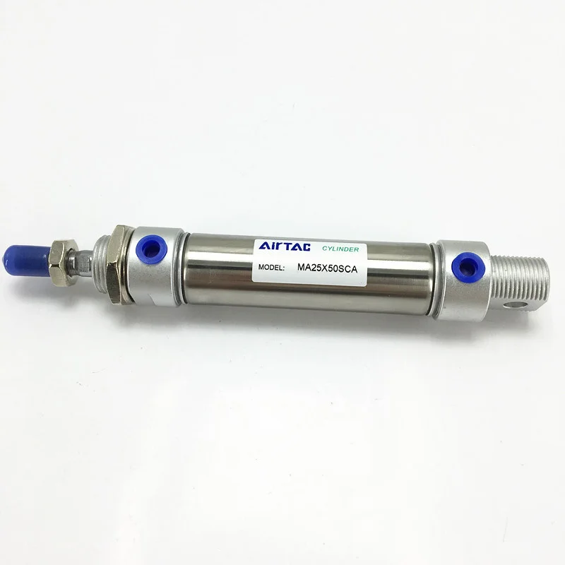 MA25X10SCA MA25X25SCA MA25X50SCA MA25X75SCA AIRTAC мини-цилиндр воздуха из нержавеющей стали пневматический компонент MA series - Цвет: MA25X50SCA