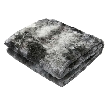 

Living Room For Bed Sofa Super Soft Home Office Lightweight Warm Fall Winter Couch Machine Washable Throw Blanket Solid Faux Fur