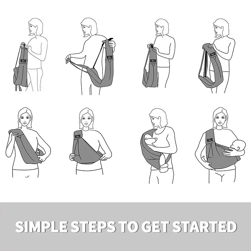 baby sling wrap pattern