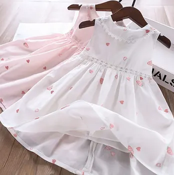 

6P275Sequins Tutu Short Sleeve Princess Baby Girl Dress 2020 New Summer Party Wedding Kid Dress For Girl Wholesale Child Clothes