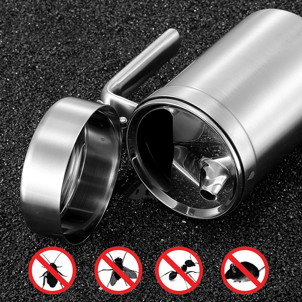 Дозатор для масла из нержавеющей стали, емкость для оливкового масла, пищевая бутылка для дозирования, герметичный контейнер для масла для кухни/приготовления пищи/ресторана/барбекю