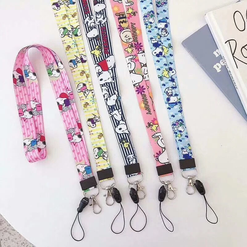 

TJHSZKL Anime Cute Cartoon Neck Strap Lanyard for keys ID Card Gym Mobile Phone Straps USB badge holder DIY Hang Rope