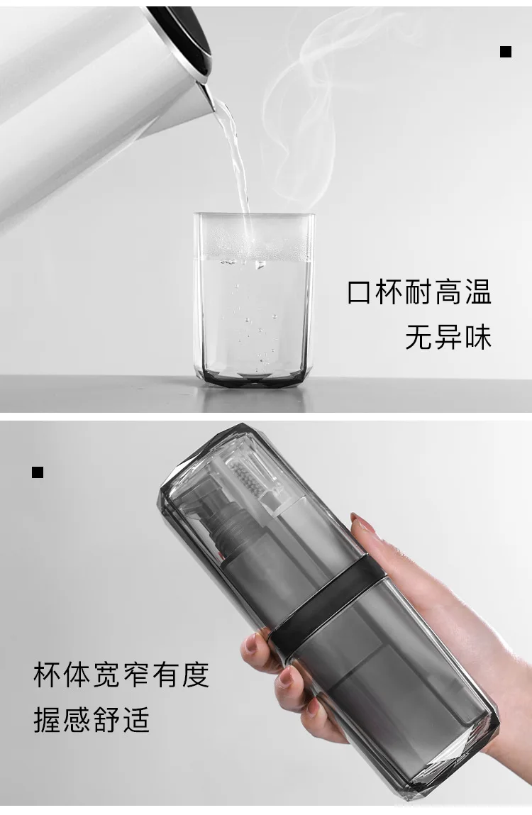 ETravel/Easy Brigade Travel Washing Cup Sanitary Ware Washing Set Packing Storage Bottle Toothbrush Cup Gift Customization
