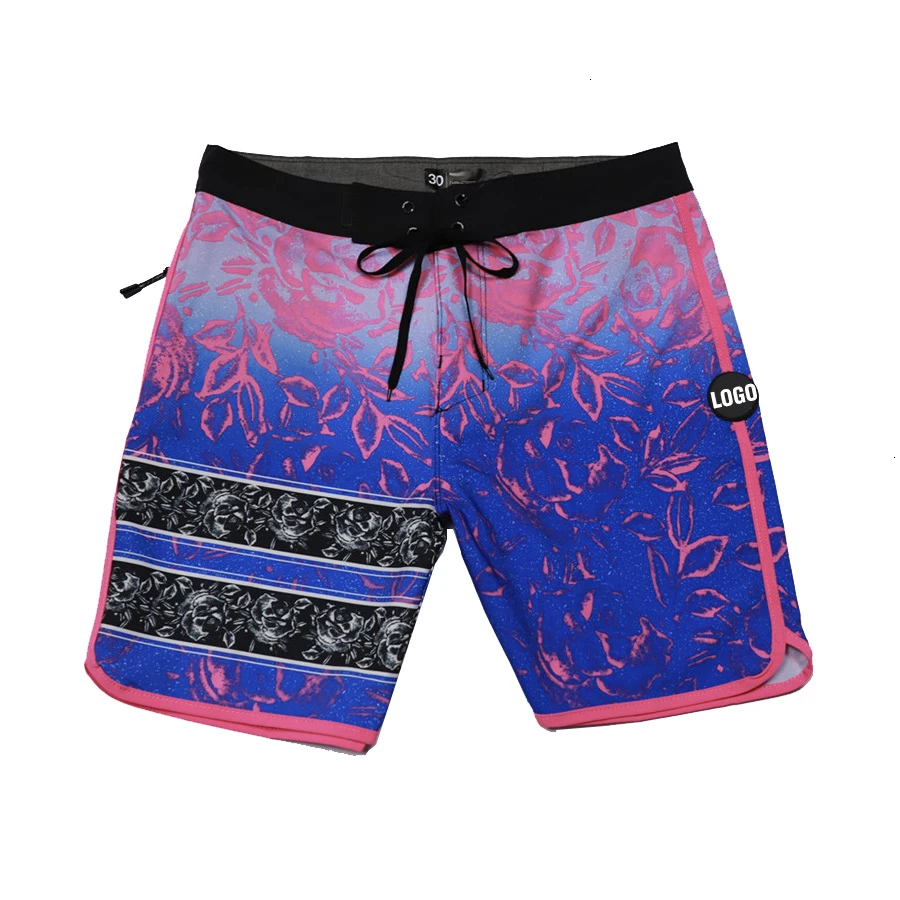 6 Striped Shorts Beach Shorts Men Bermuda Short Quick Dry Silver Men's Brand Spandex Boardshorts Board Shorts Brand Swimwear - Цвет: 6