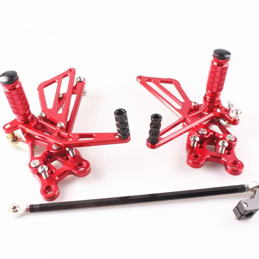 

Adjustable Rearset Foot Pegs Pedals For Kawasaki Ninja ZX14R 2006-2011 2007 2008 2009 2010 ZX-14R Red
