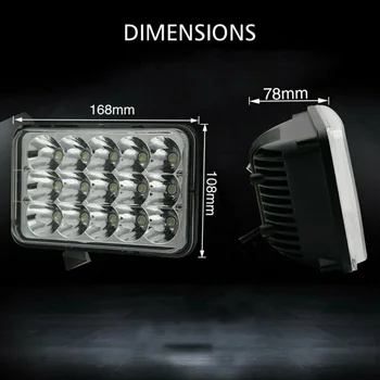 

LED Work Light 1pc Car Lamp Off-Road Headlight Waterproof 3600LM 6000K