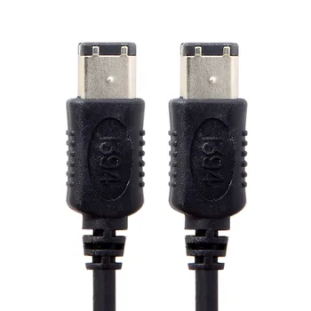 

RE149 rong li 1.5M 4P 4 Pin to 4 Pin IEEE 1394 for iLink Adapter Cable 4Pin To Firewire Cable rj45 connector