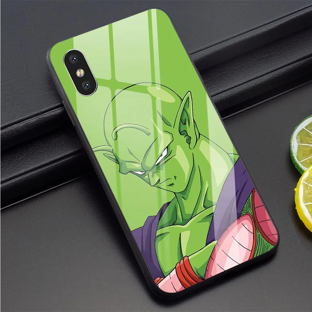 

Fashion DragonBall Dragon Ball z Tempered Glass Phone Case for iPhone Xs Max Cover X 6 6S XR 8 Plus 7 5S 5 SE Cases Skin